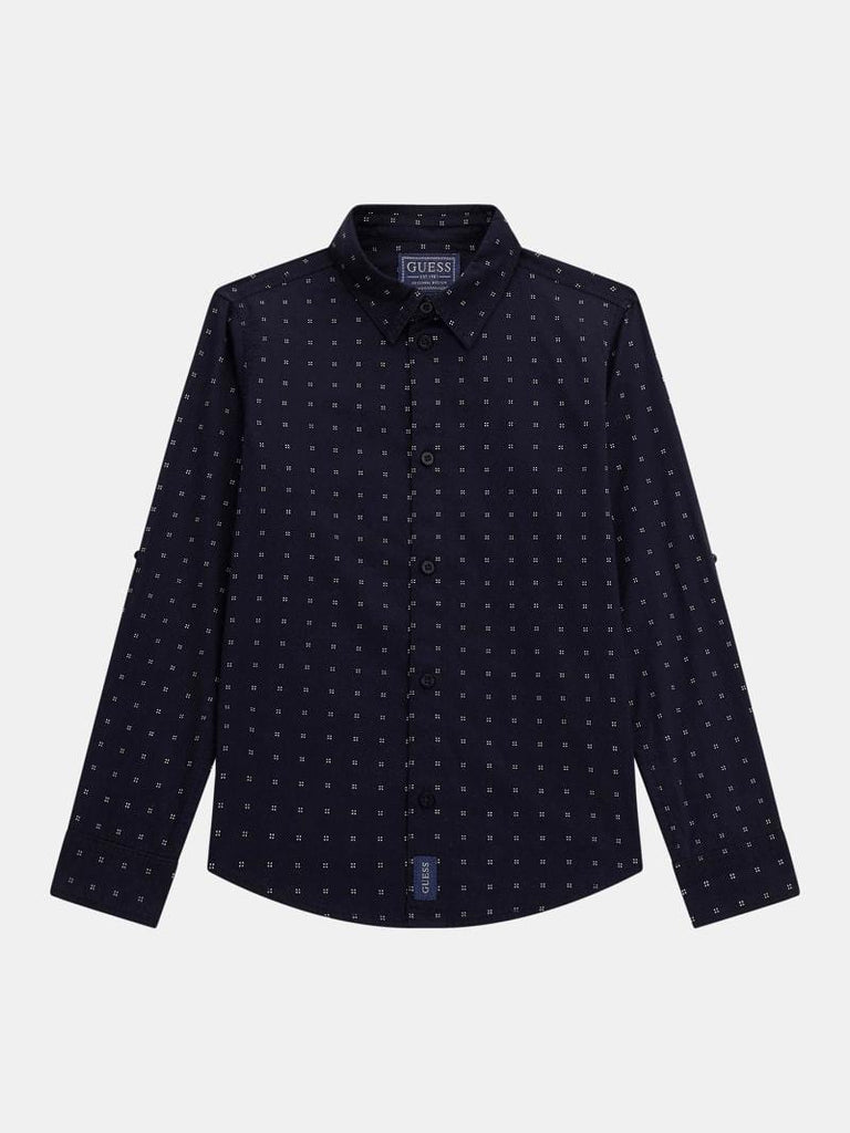 GUESS POPLIN ADJ. LS SHIRT