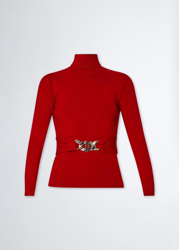 LIU JO ECS MAGLIA CHIUSA M/L CUT-OUT