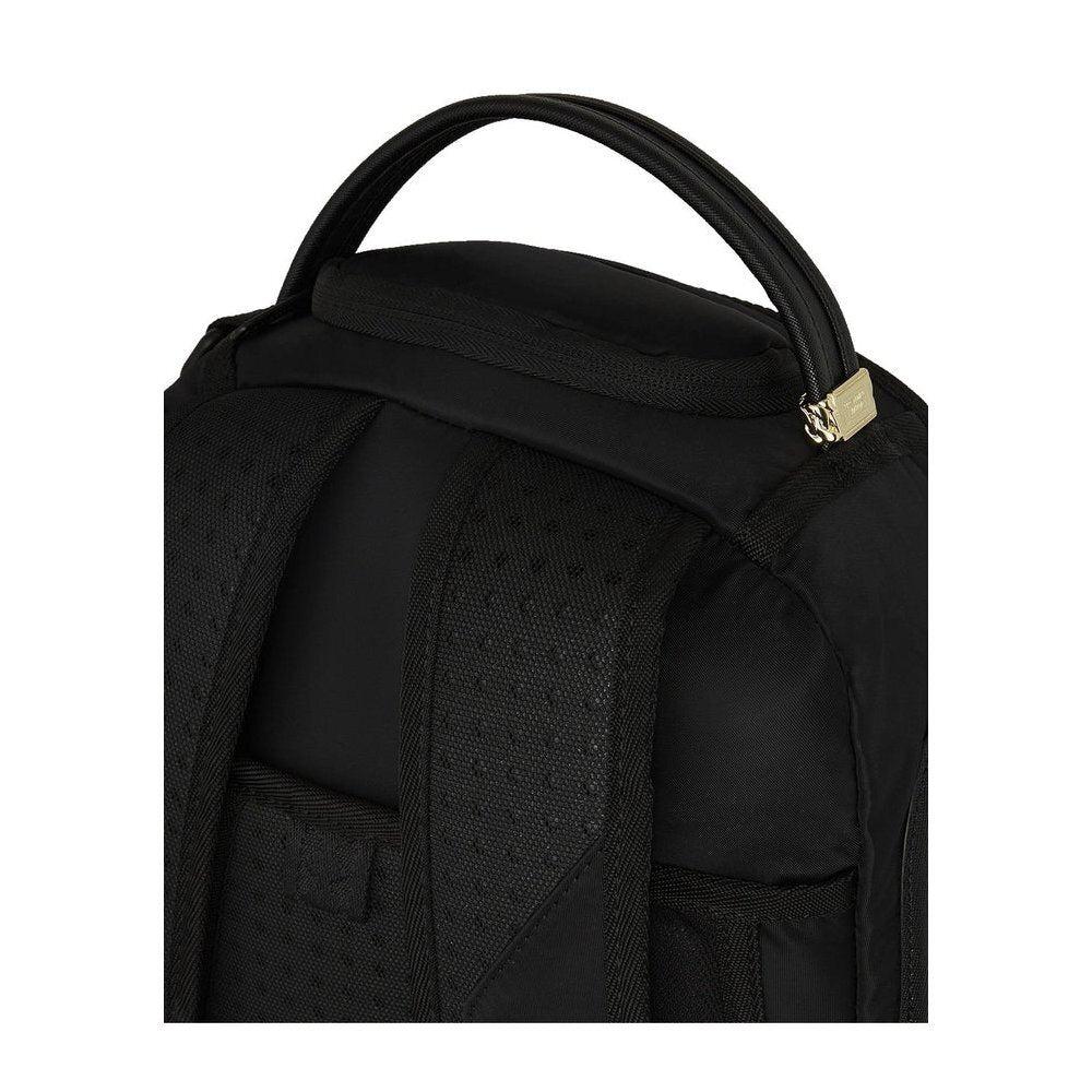 SPRAYGROUND SHARK CENTRAL YELLOW TAPE DLX SATIN BACKPACK