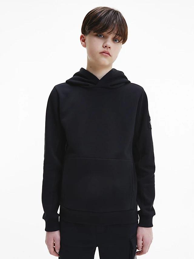 CALVIN KLEIN JEANS BADGE RIB HOODIE