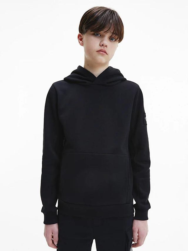 CALVIN KLEIN JEANS BADGE RIB HOODIE
