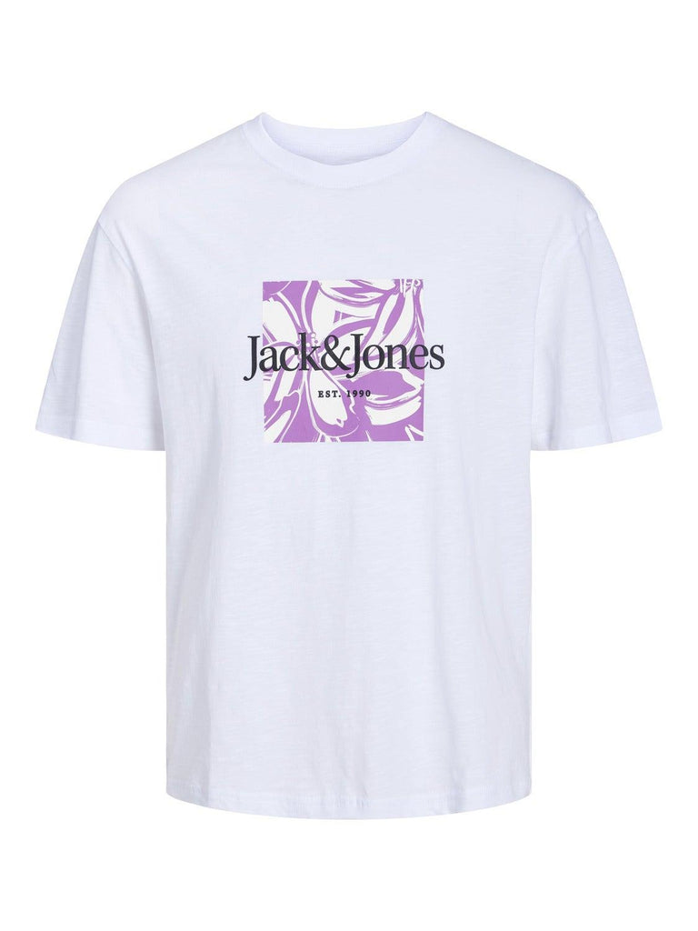 JACK AND JONES JORLAFAYETTE BRANDING TEE SS CREW NECK