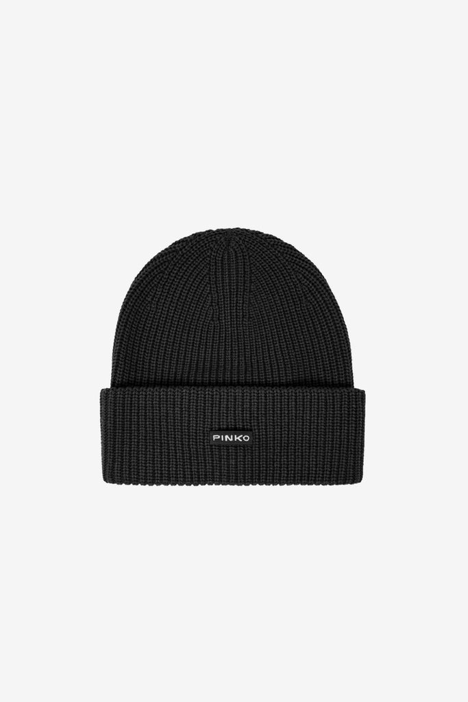 PINKO BOSNIA BEANIE HALF ENGLISH RIB