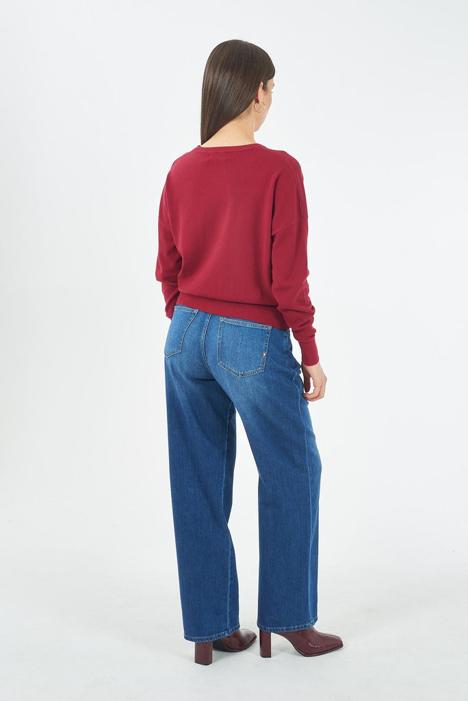 YES ZEE MAGLIA DONNA CON POLSI E FONDO ALTO