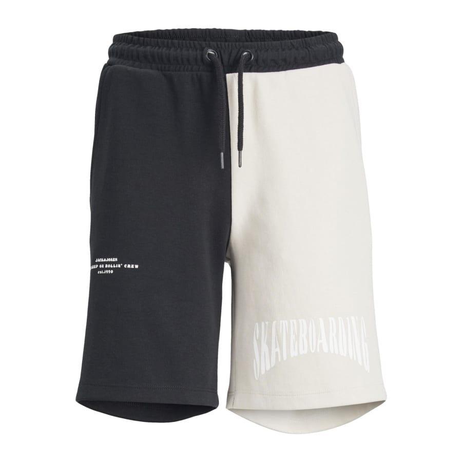 JACK JONES KIDS JPSTOLI SKATER BLOCK SWEAT SHORTS LN JNR