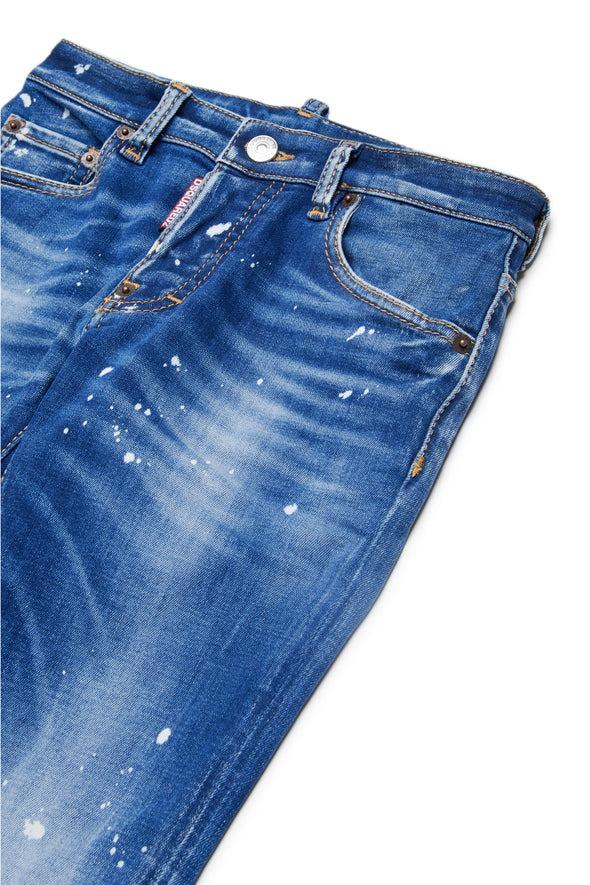 DSQUARED2 JUNIOR D2P118LM SKATER JEAN TROUSERS