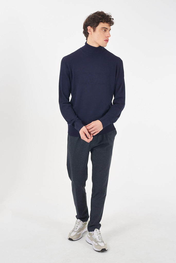 YES ZEE PANTALONE UOMO, COULISSE + ELASTICO, PINCES