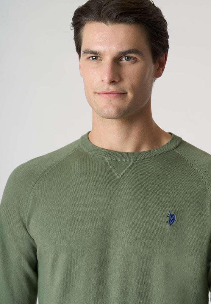 U.S. POLO ASSN LIN - PULLOVER RAGLAN CROW NECK