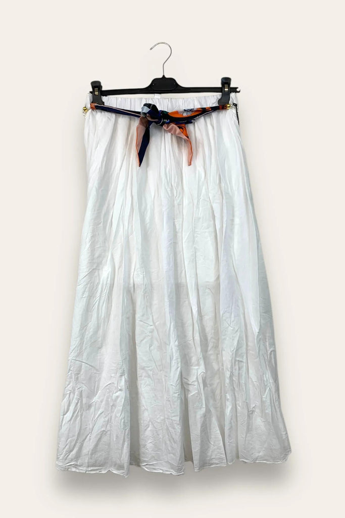 LOVEme Gonna effetto stropicciato in mussola di cotone