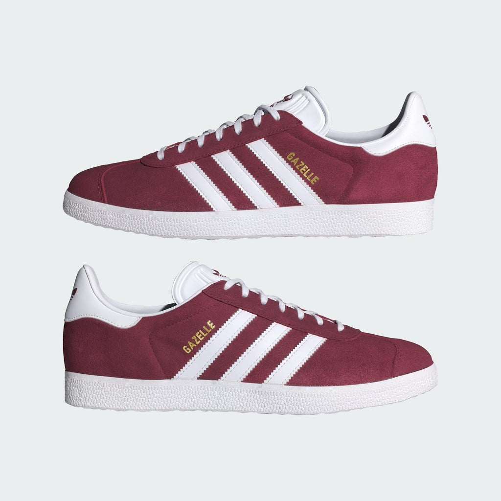ADIDAS ORIGINALS GAZELLE             CBURGU/FTWWHT/GOLDMT