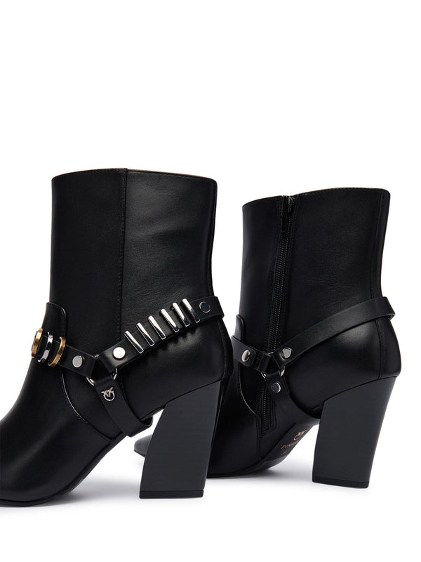 PINKO VIOLA 02 - ANKLE BOOT CALF LEATHER
