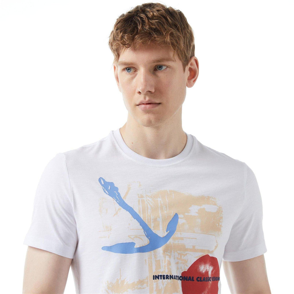 GUESS SS CN ANCHOR TEE