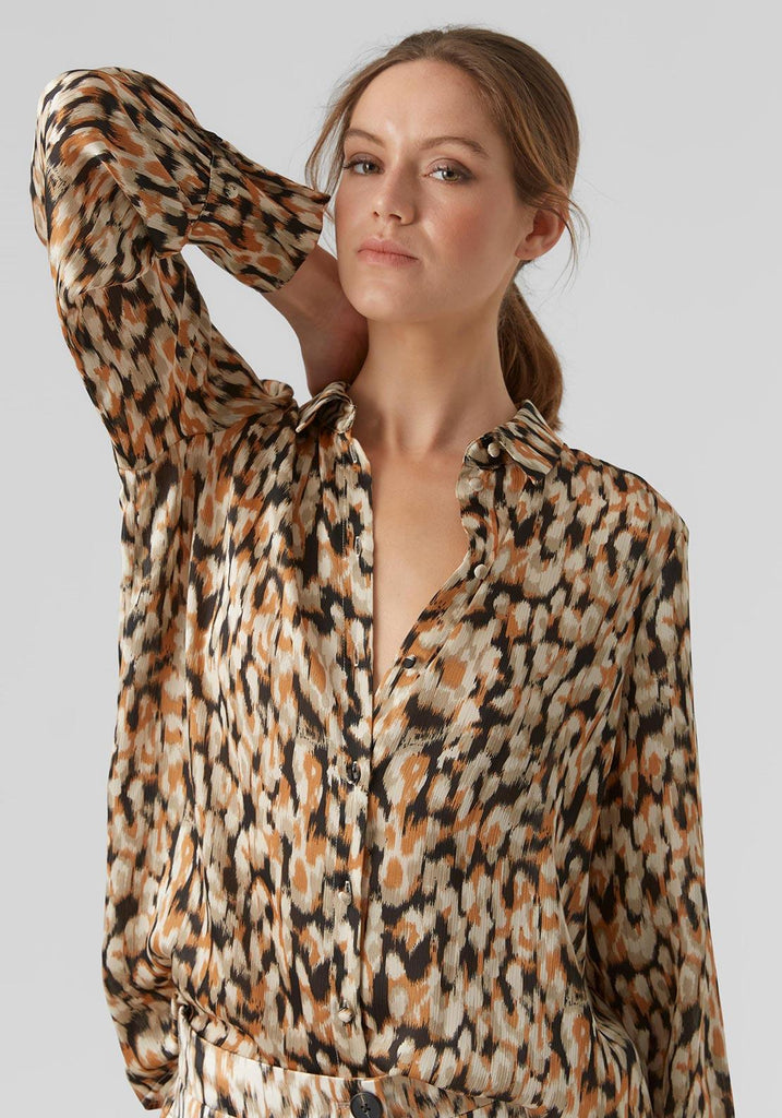 VERO MODA VMEMMA ELIA L/S SHIRT WVN BTQ