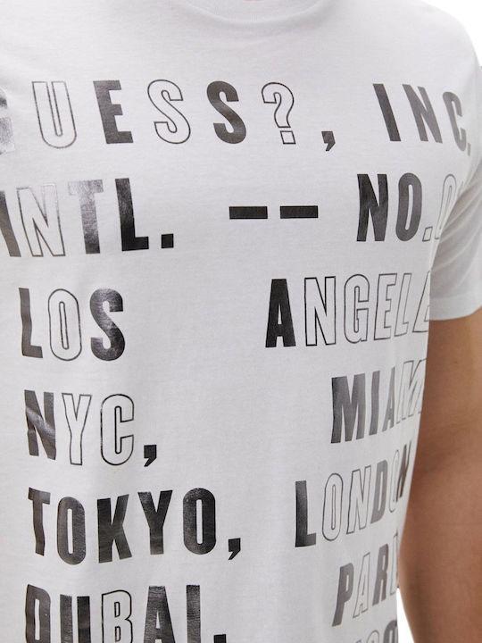 GUESS SS BSC CITY LOGO TEE