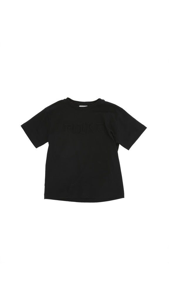 PINKO T-SHIRT CON LOGO EMBOSSED