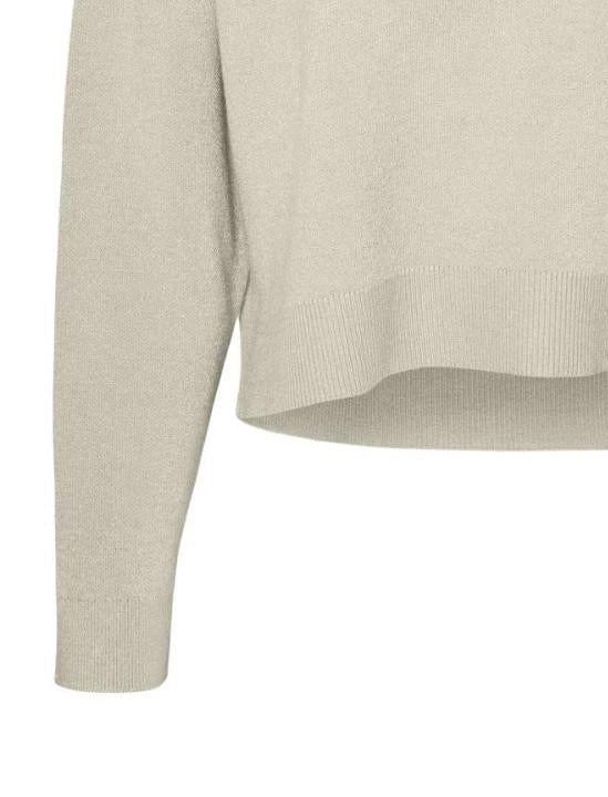 VERO MODA VMGOLD LINK LS V-NECK CROPPED PULL. GA