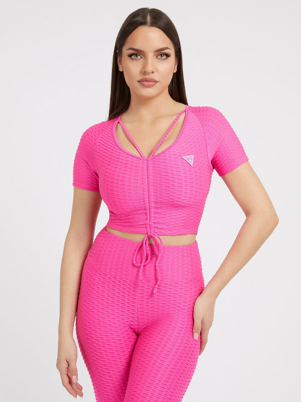 GUESS DELMA ACTIVE CROP TOP