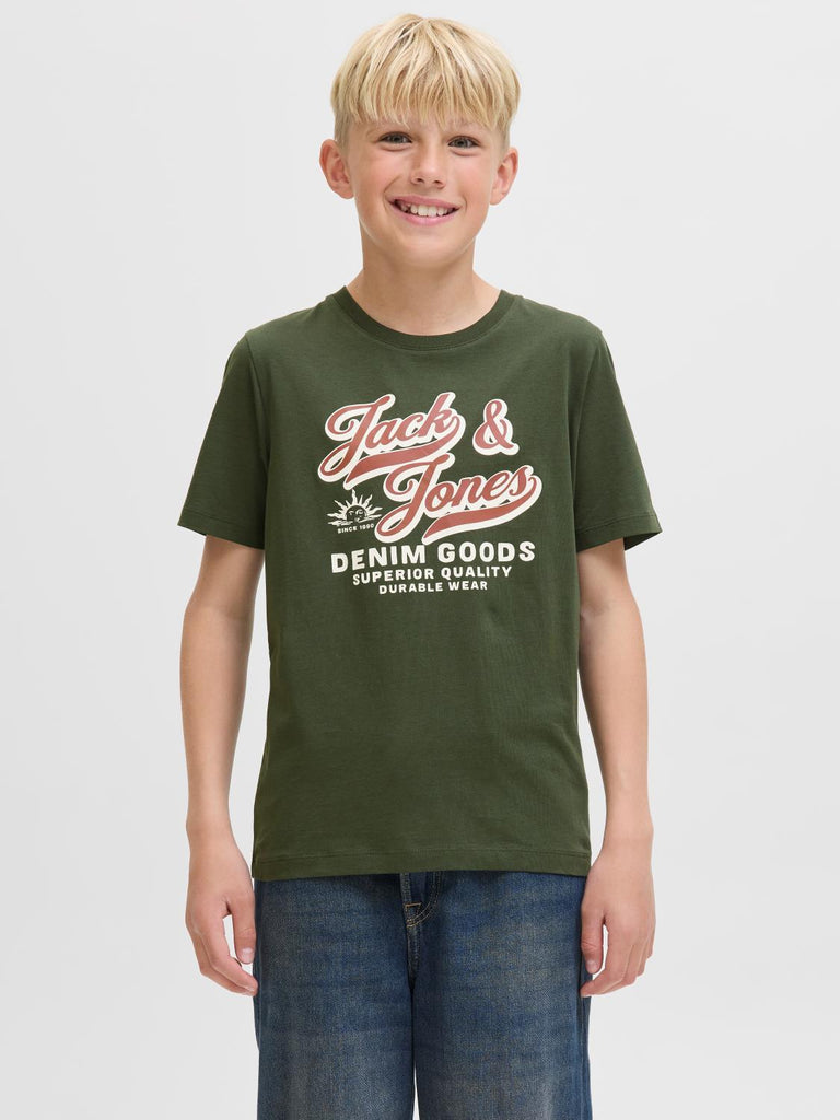 JACK JONES KIDS JJELOGO TEE SS ONECK 2 COL AW25 NOOS JNR