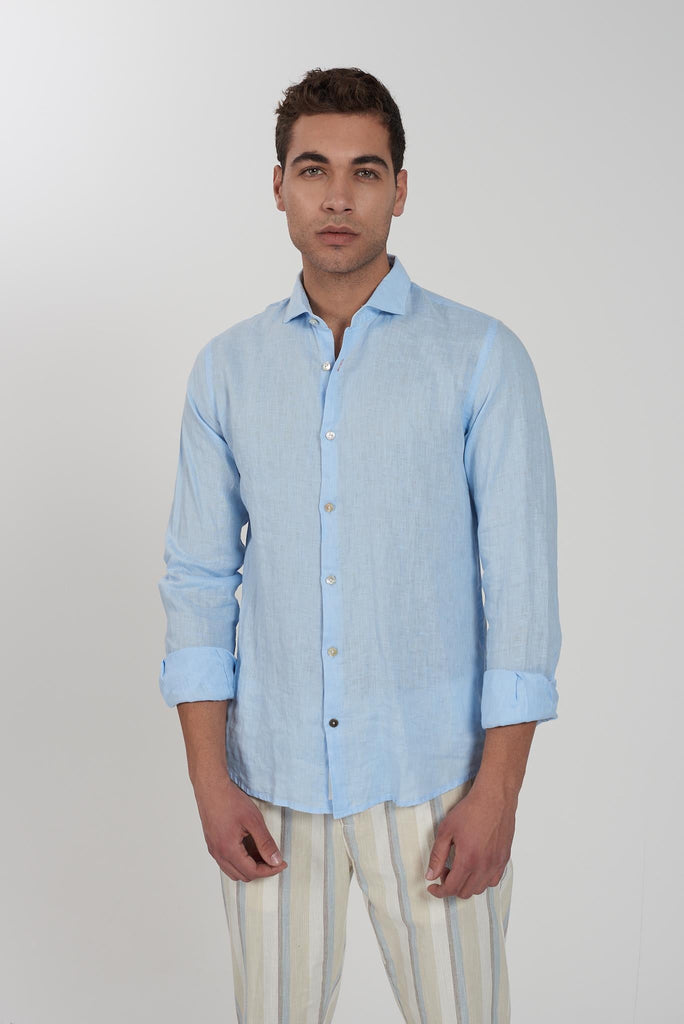 YES ZEE CAMICIA UOMO COLLO ALLA FRANCESE M/L