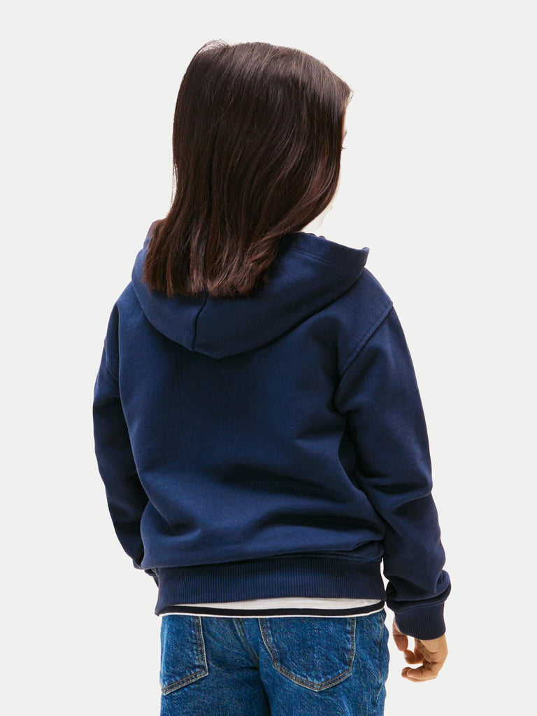 TOMMY HILFIGER TONAL FLAG EMB  ZIP HOODIE