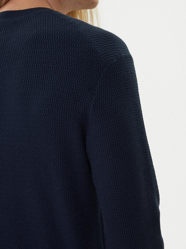 CALVIN KLEIN LS TEXTURE CTTN CREW