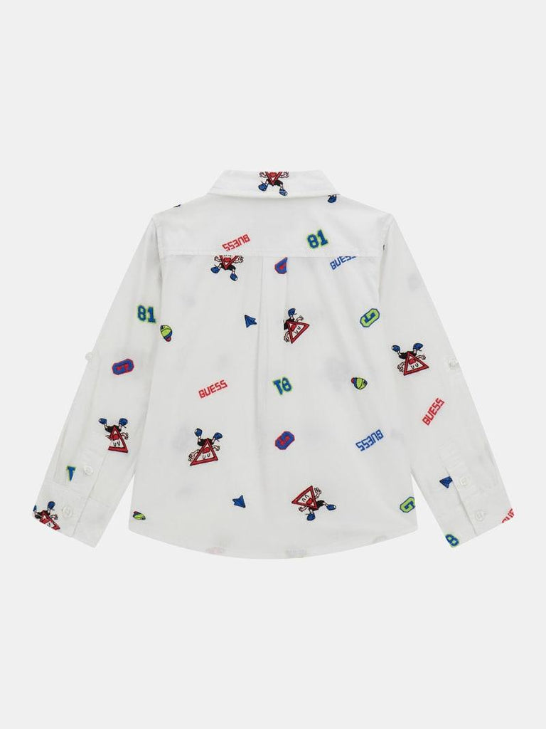 GUESS POPLIN ADJ. LS SHIRT