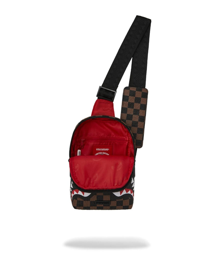 SPRAYGROUND CHECK 2 EMBOSS BACKPACK SLING