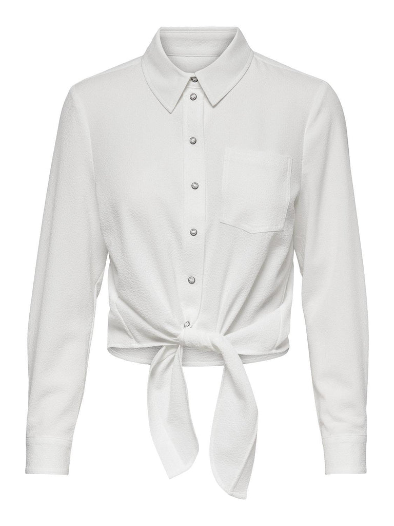 ONLY ONLLECEY LS KNOT SHIRT NOOS WVN