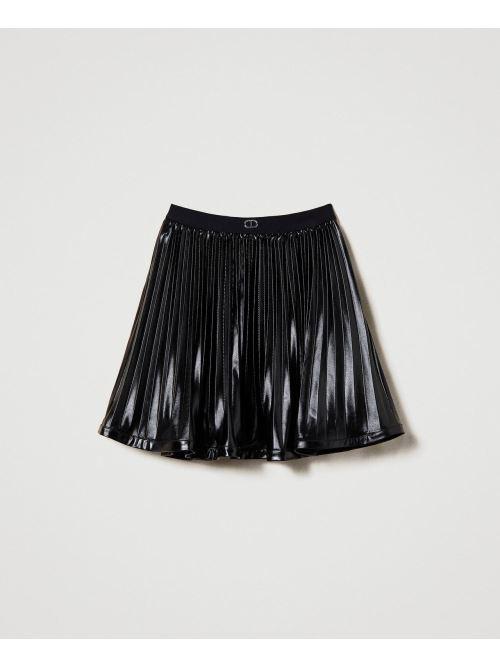 TWINSET GONNA PLISSE SPALMATA