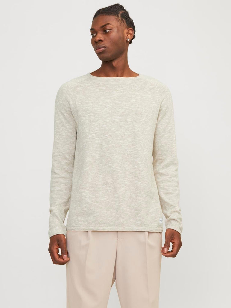 JACK AND JONES JJELINEN KNIT CREW NECK SN