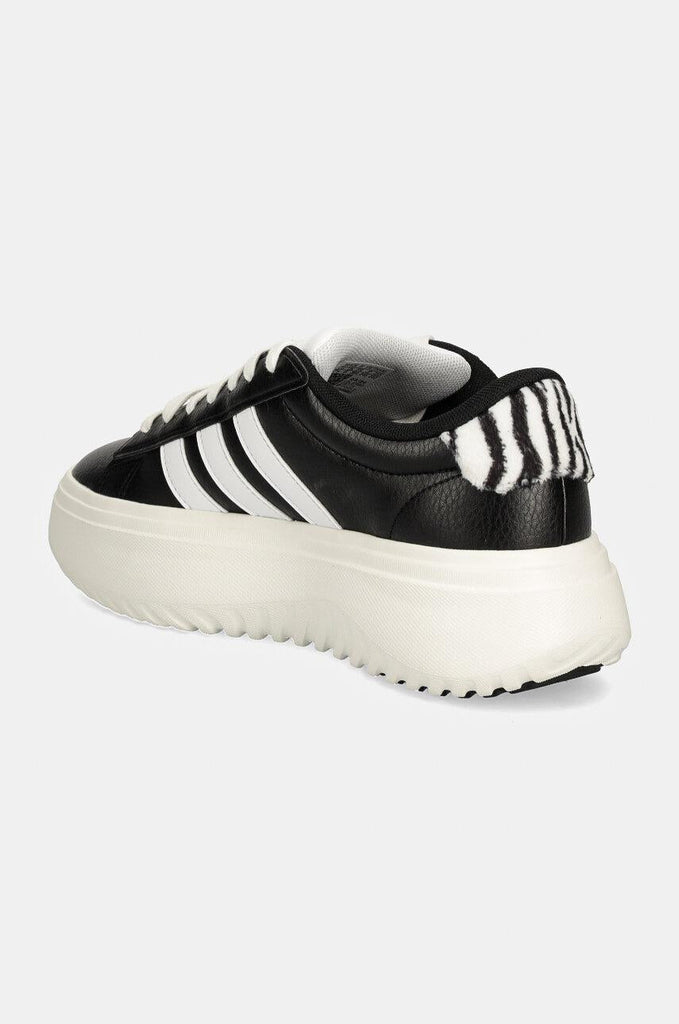 ADIDAS GRAND COURT PLATFOR CBLACK/FTWWHT/CWHITE