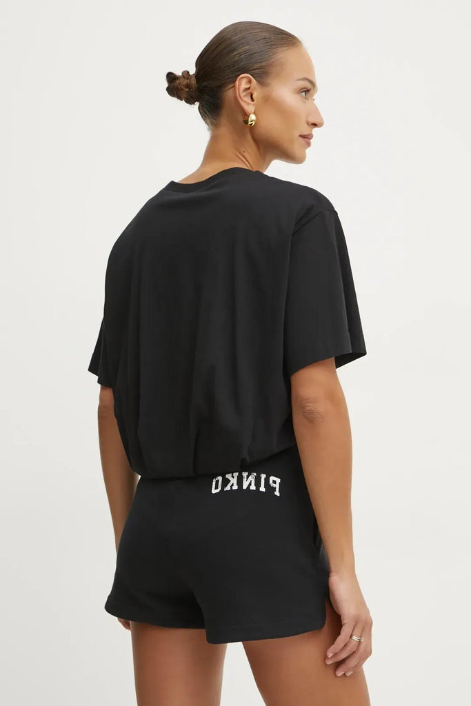 PINKO TORRONE T-SHIRT JERSEY MIRRORE