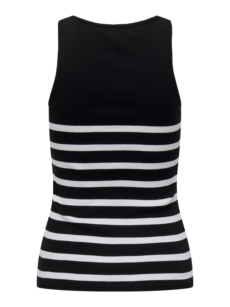 ONLY ONLKENYA RIB STRIPE TANK TOP JRS NOOS