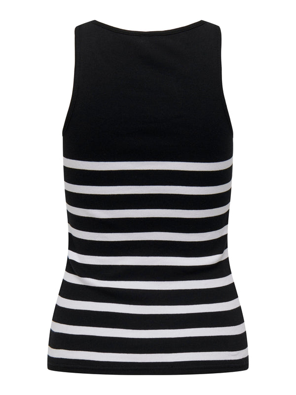 ONLY ONLKENYA RIB STRIPE TANK TOP JRS NOOS