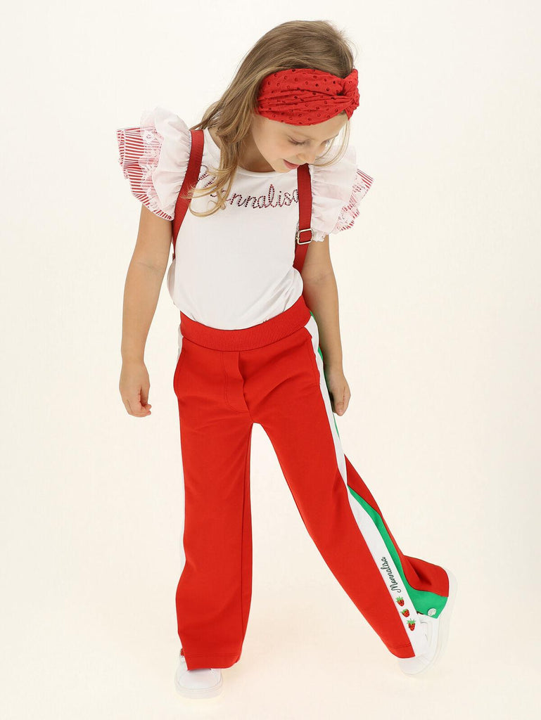 MONNALISA PANTALONI C/APERTURA LATERALE