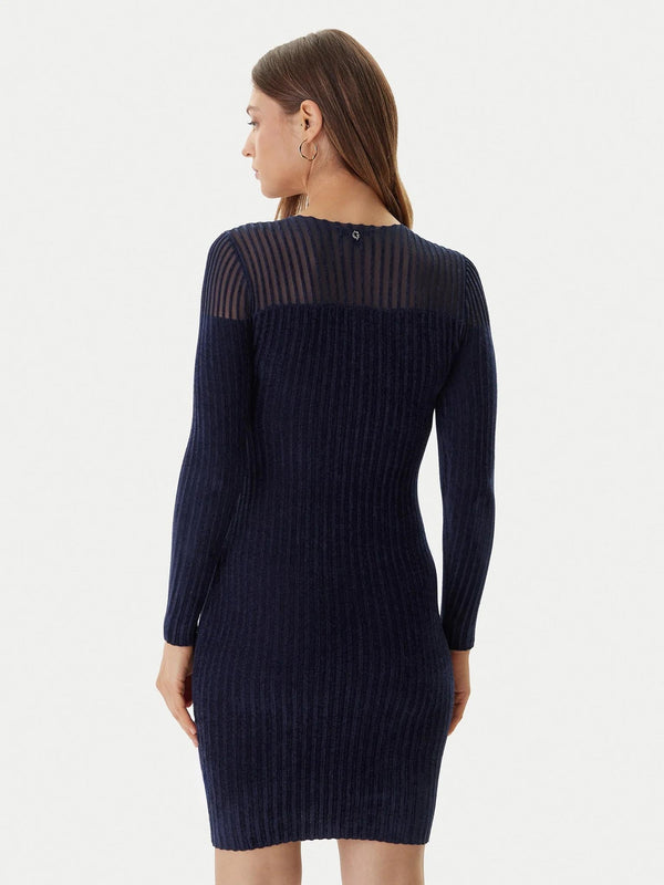 GUESS LS CN ROWENA RIB CHENILLE DRS