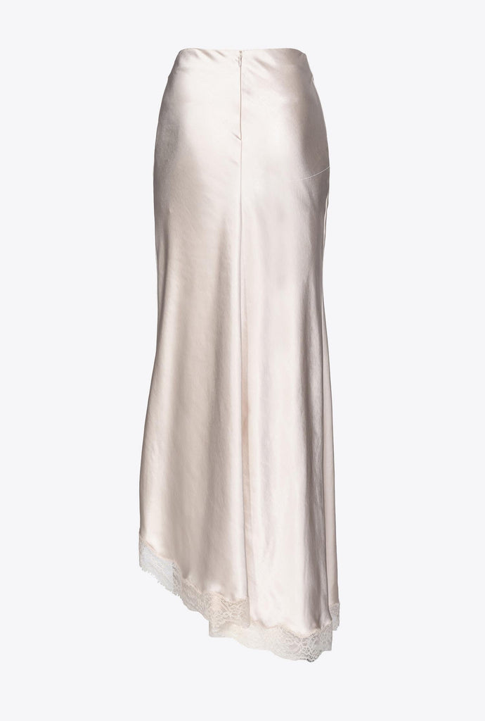 PINKO ODOSCOPIO GONNA RASO CON PIZZO