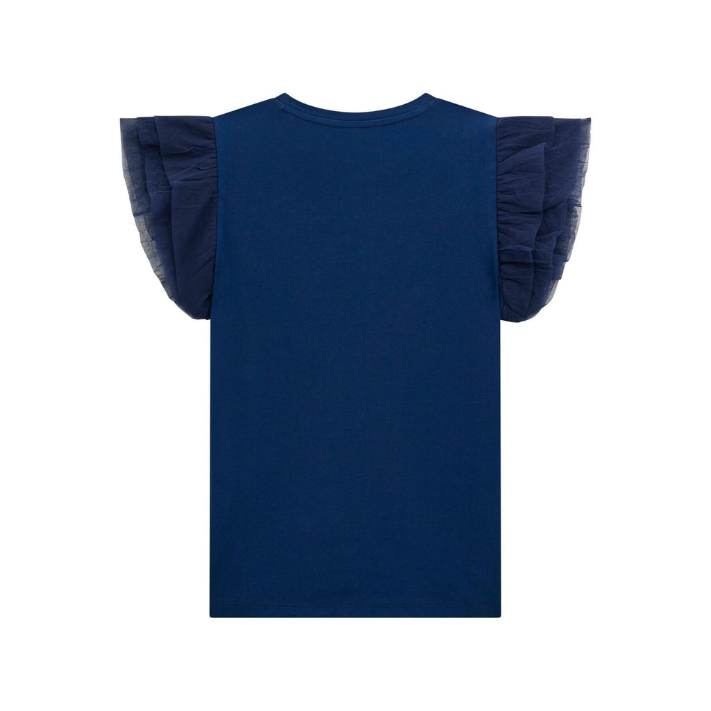 GUESS SS T-SHIRT W/MESH_CE