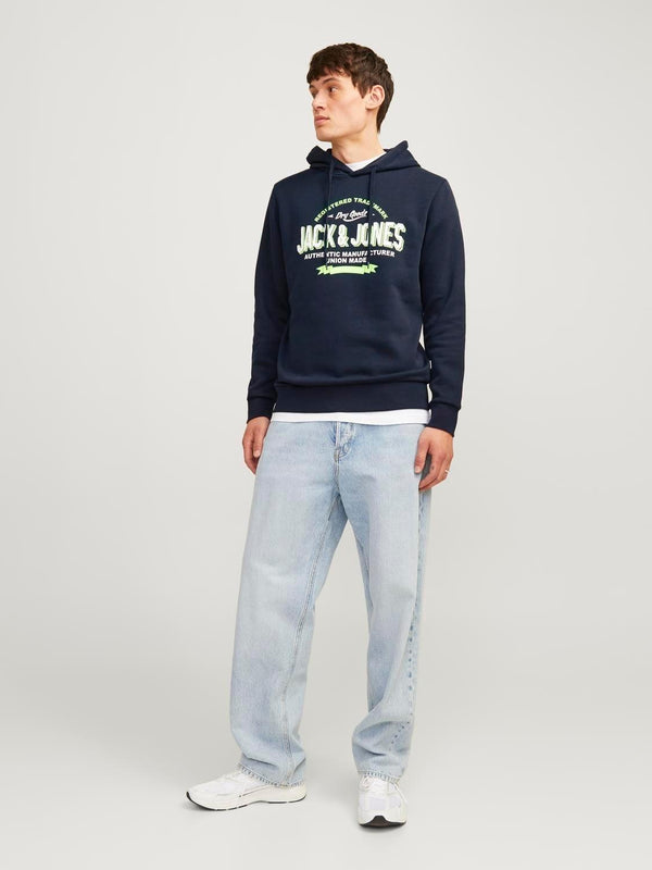 JACK AND JONES JJELOGO SWEAT HOOD 2 COL 24/25 NOOS