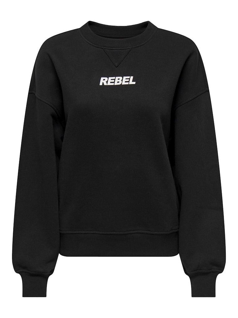 ONLY ONLSOFIA L/S WORD O-NECK SWT