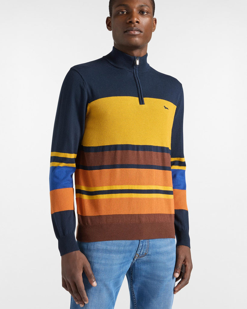 HARMONT & BLAINE HALF ZIP RIGHE 3D