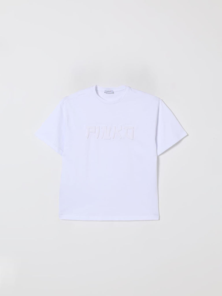 PINKO T-SHIRT MANICA LUNGA CON STAMPA CUORE PINKO