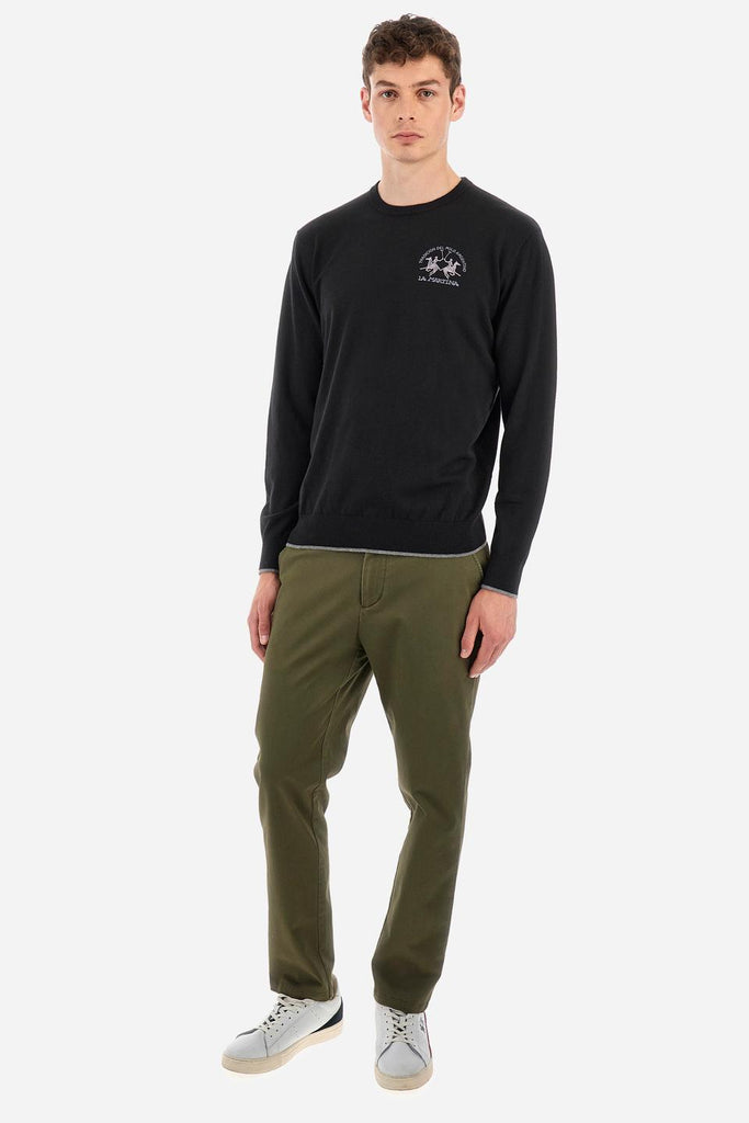 LA MARTINA MAN SWEATER CREW NECK LAMBSCOT