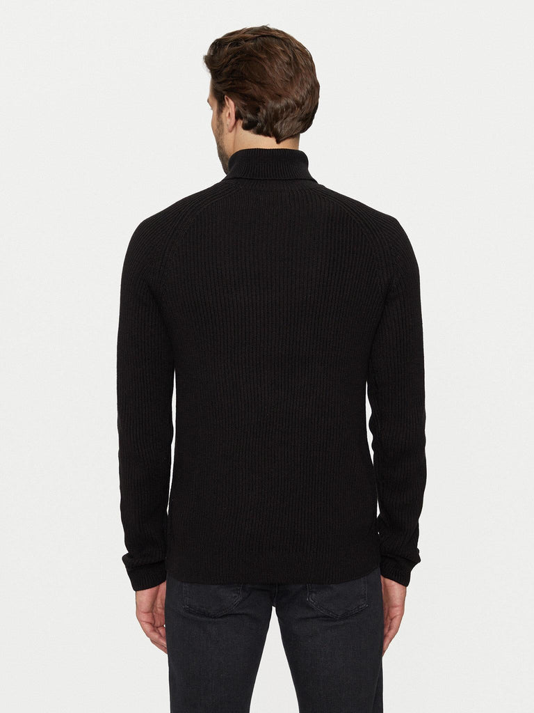JACK AND JONES JJPANNEL KNIT ROLL NECK AW24