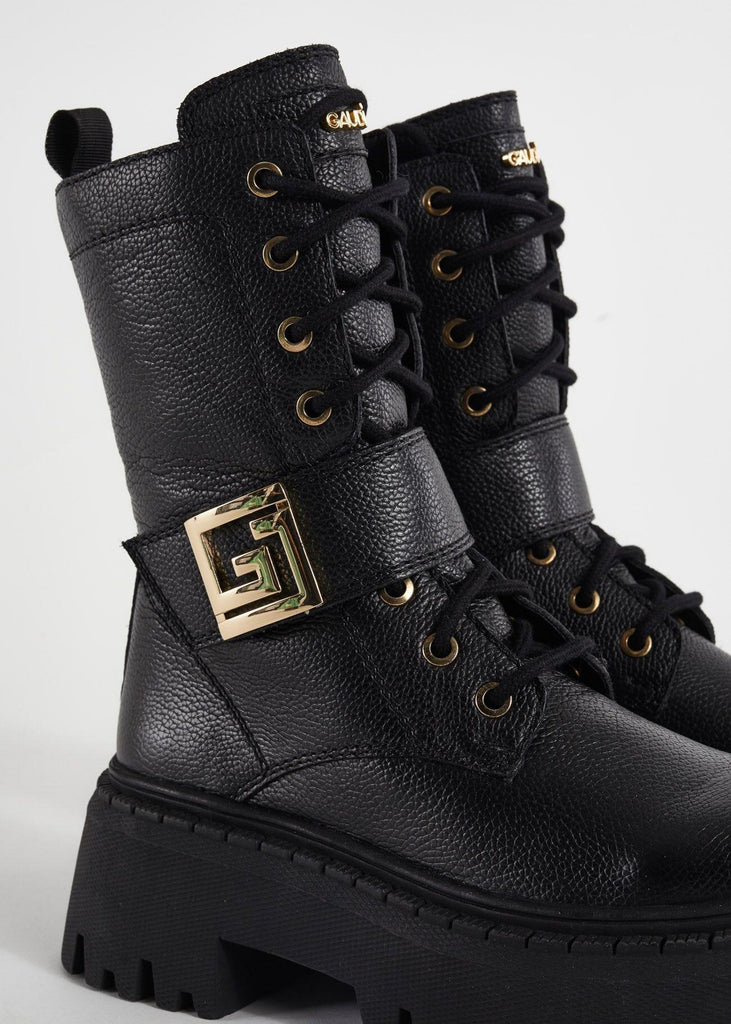 GAUDI TRONCHETTO CORINNE MILLED LEATHER