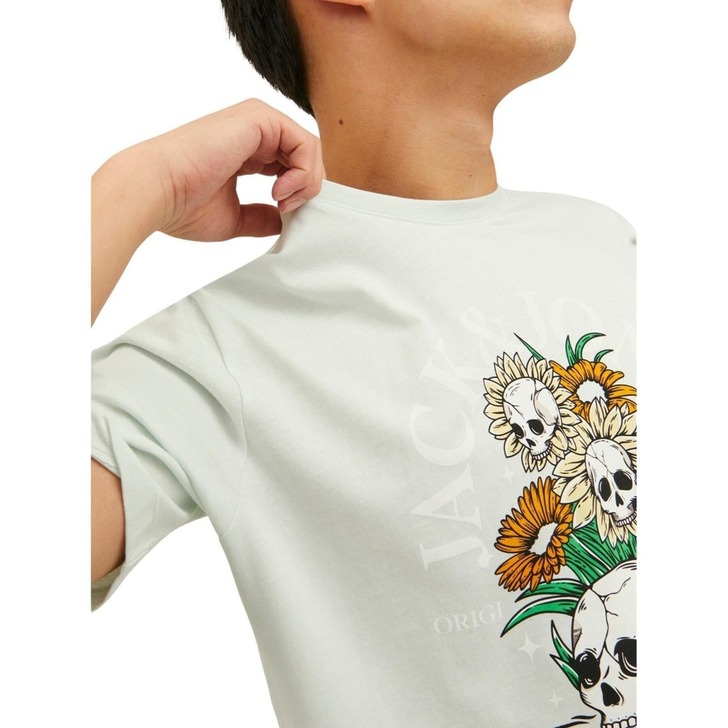 JACK AND JONES JORBEACHBONE TEE SS CREW NECK LN