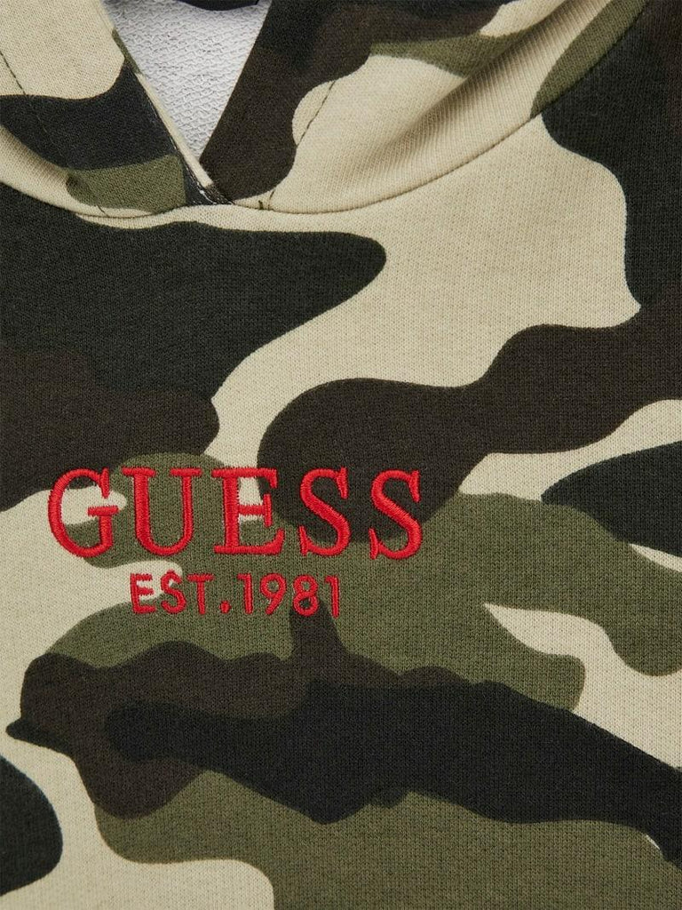 GUESS HOODED LS ACTIVE TOP