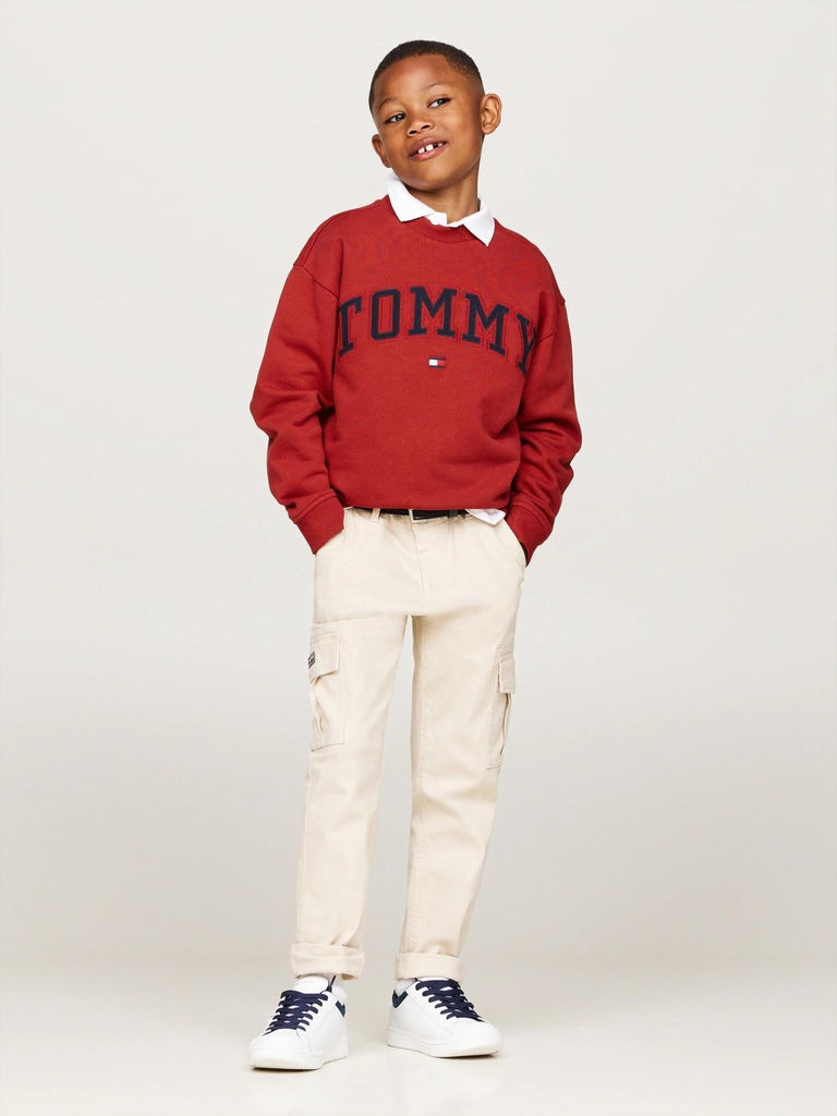 TOMMY HILFIGER VARSITY EMBROIDERY SWEATSHIRT