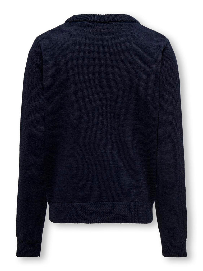 ONLY KIDS KOGXMAS HAPPY LS O-NECK KNT