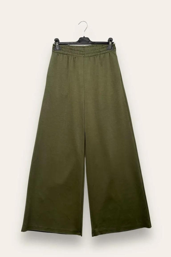 LOVEme Pantalone a palazzo in scuba